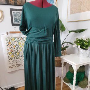 BODEN Green Women's Maxi Dress Size 20-22 UK